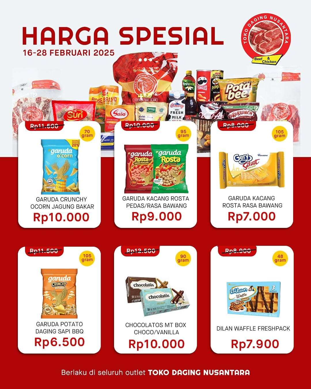 Promo Toko Daging Nusantara Periode 16 - 28 Februari 2025 - Image 1