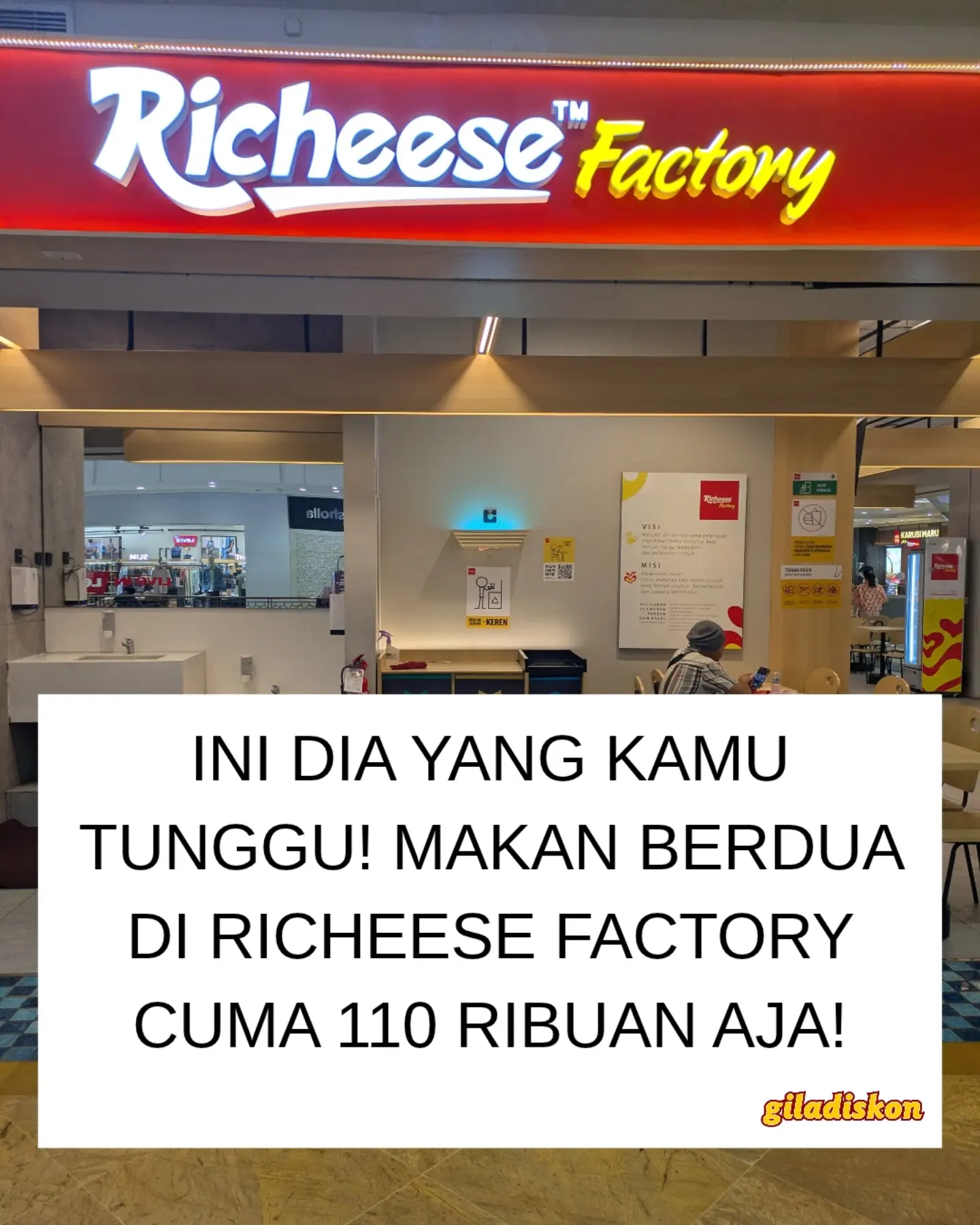 DUO COMBO 2 Richeese: 4 Ayam + 2 Nasi + 2 Minum, Hemat Berdua 16-18 Okt! - Image 1
