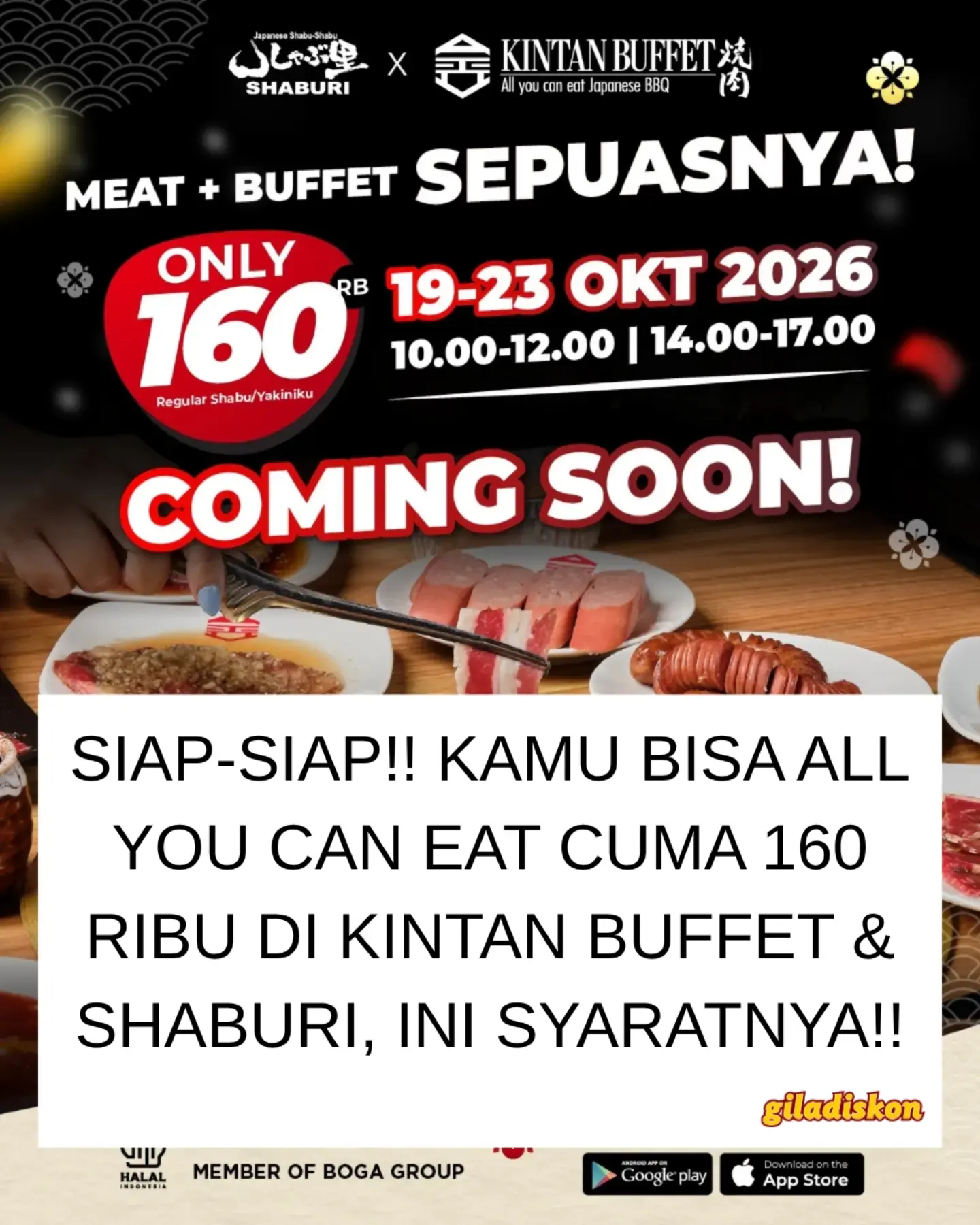 Buffet Yakiniku/Shabu Sepuasnya Rp160 Ribu buat Millennial & Gen Z - Image 1