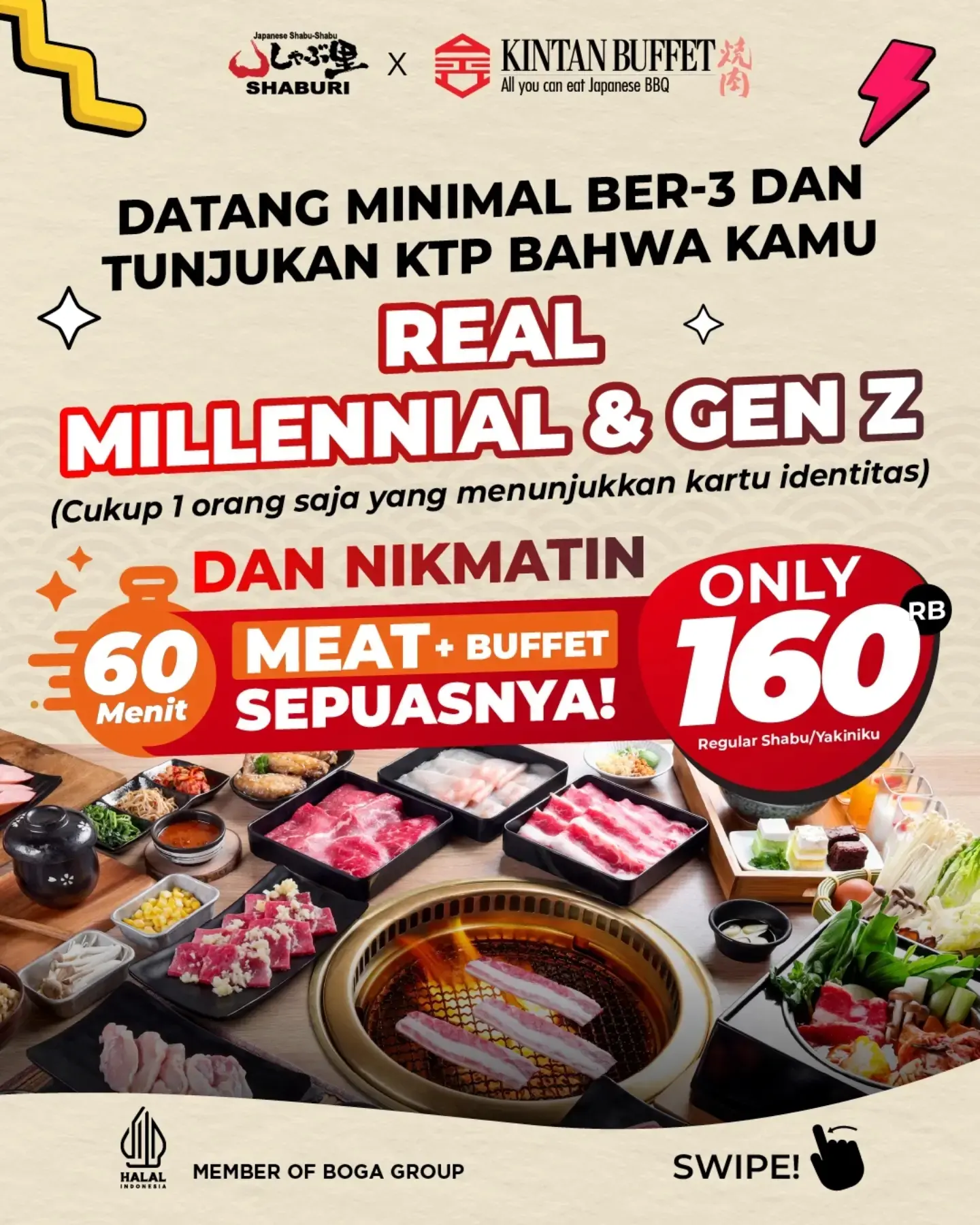 Buffet Yakiniku/Shabu Sepuasnya Rp160 Ribu buat Millennial & Gen Z - Image 4
