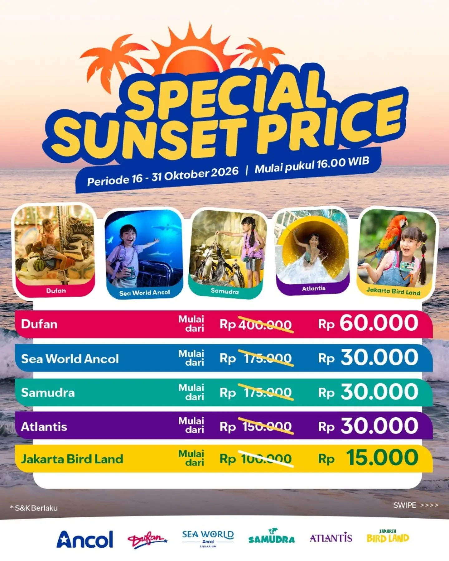 Gratis Masuk Ancol! Sunset Seru & Diskon Hingga 75% - Image 4