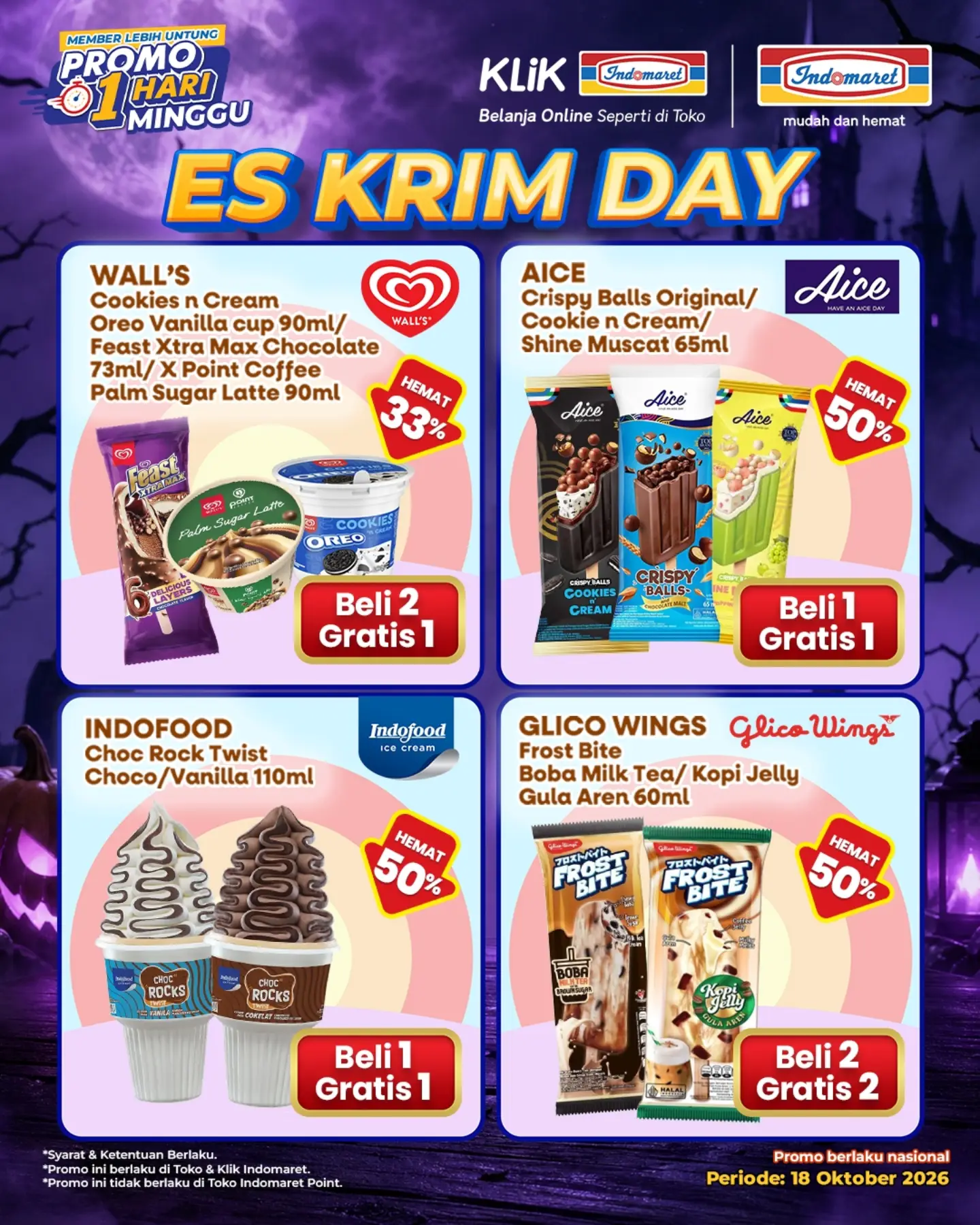 Cuma Besok! Serbu Promo Es Krim Indomaret Beli 2 Gratis 1 & Beli 1 Gratis 1 - Image 2