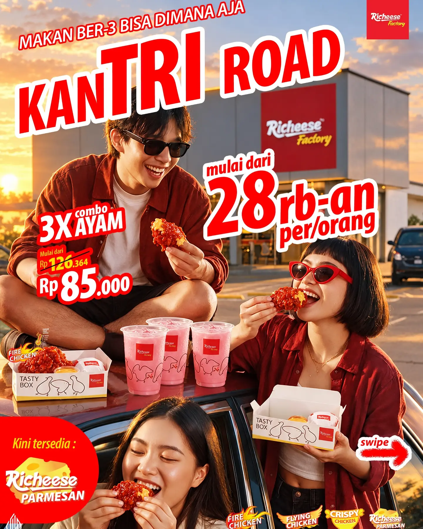 Paket Hemat KanTRI Road Richeese Factory Mulai 28 Ribuan - Image 2