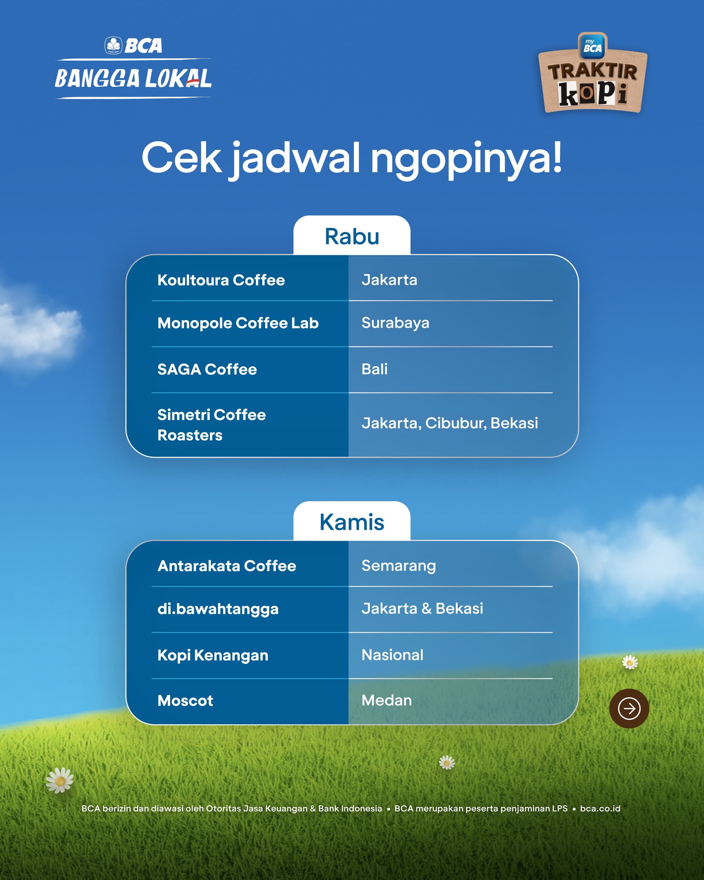 Diskon 50% Kopi Lokal di 7+ Kota via myBCA Traktir Kopi - Image 3