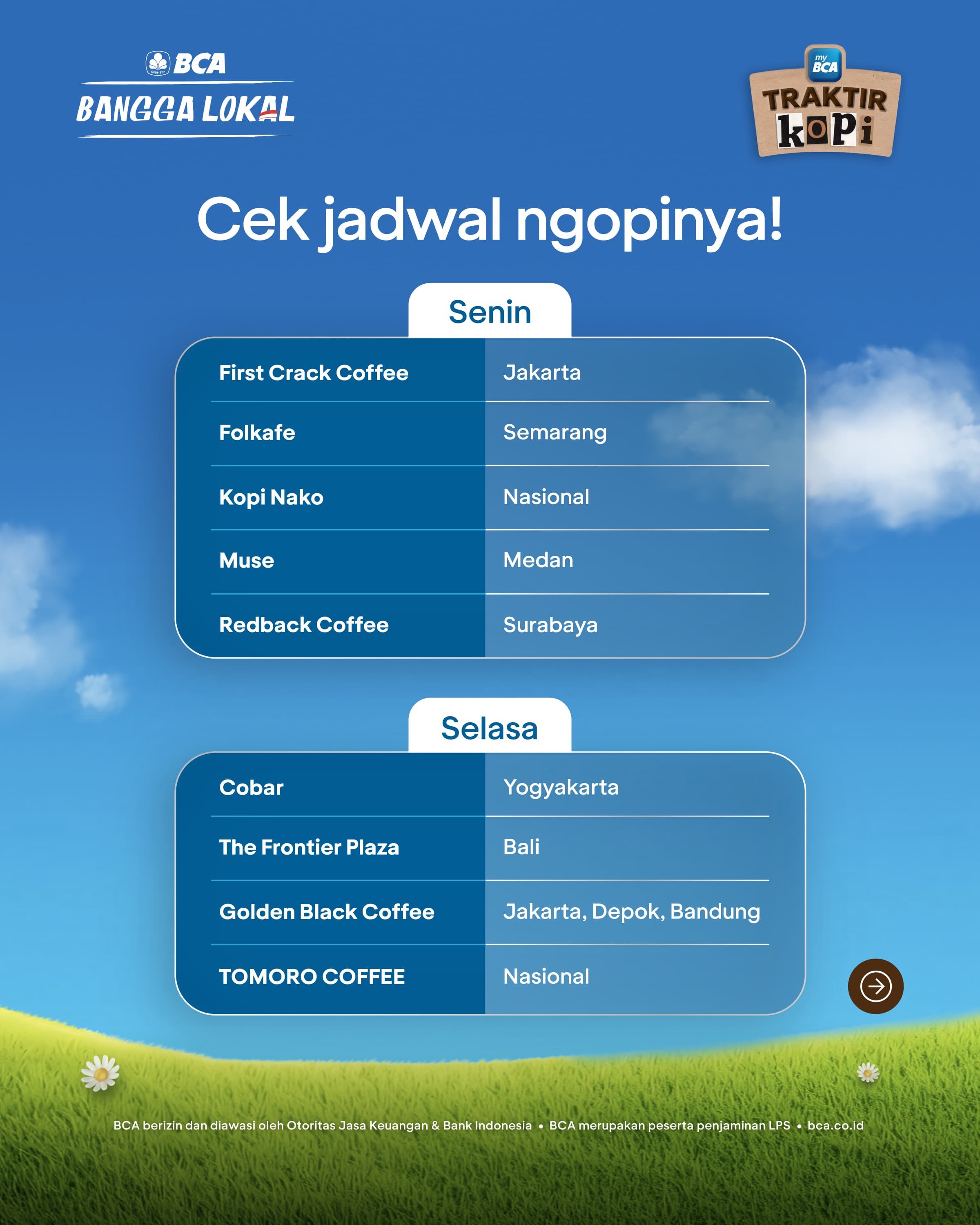 Diskon 50% Kopi Lokal di 7+ Kota via myBCA Traktir Kopi - Image 2