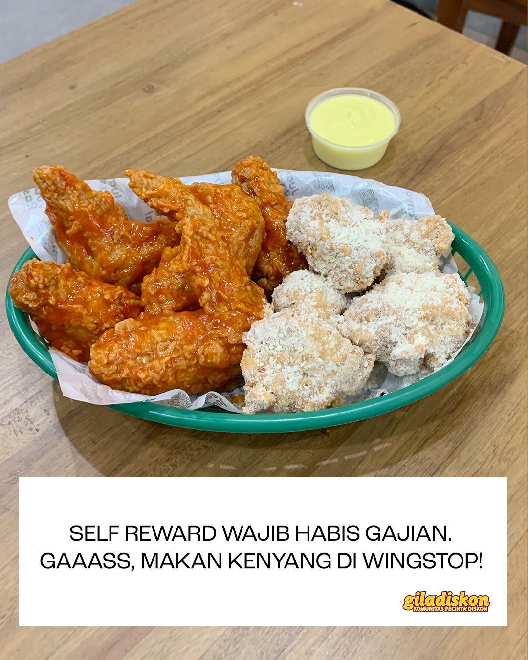 Wingstop Payday Deal: 10 Ayam Cuma Rp54.545!