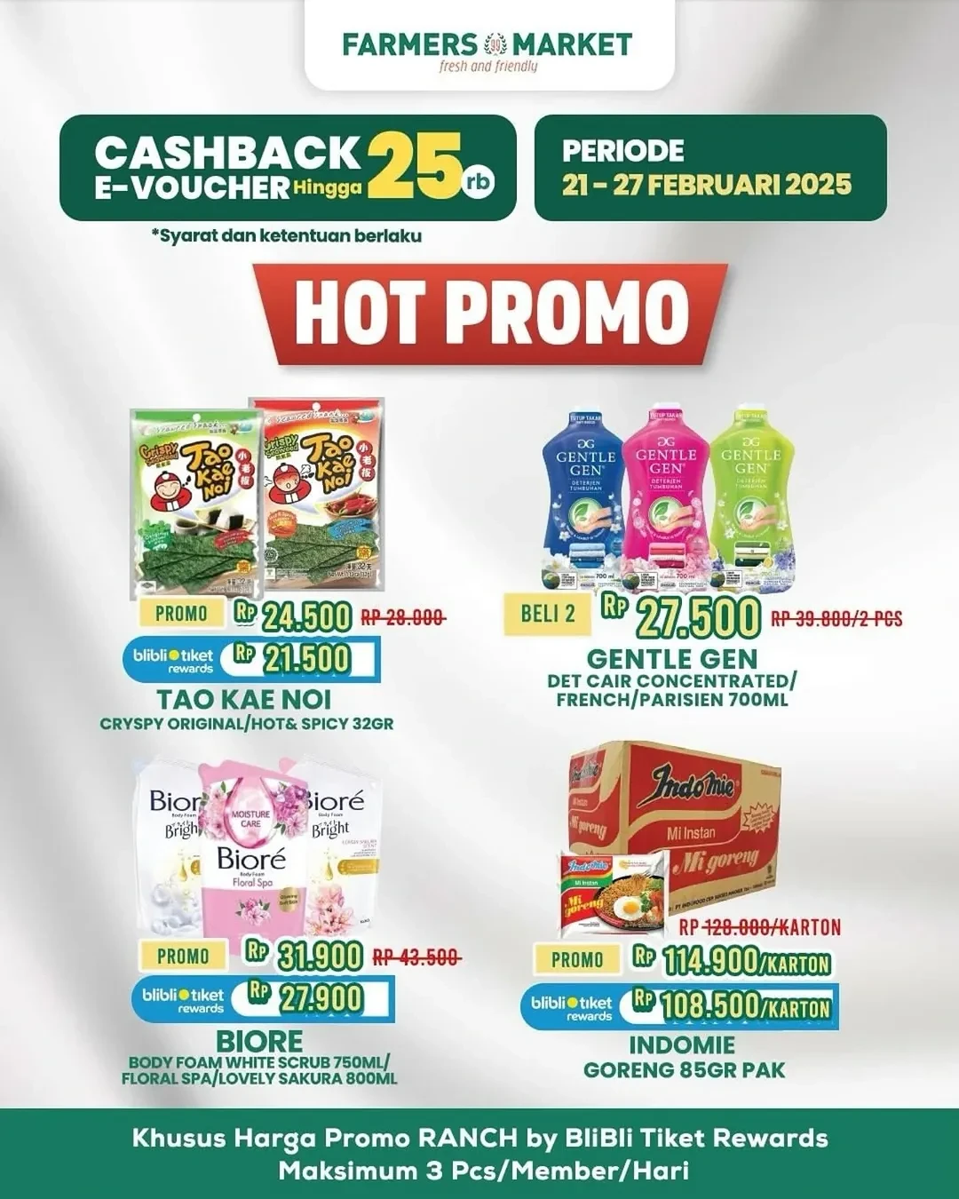 Promo Farmers Market Hot Promo Periode 21 - 27 Februari 2025 - Image 1