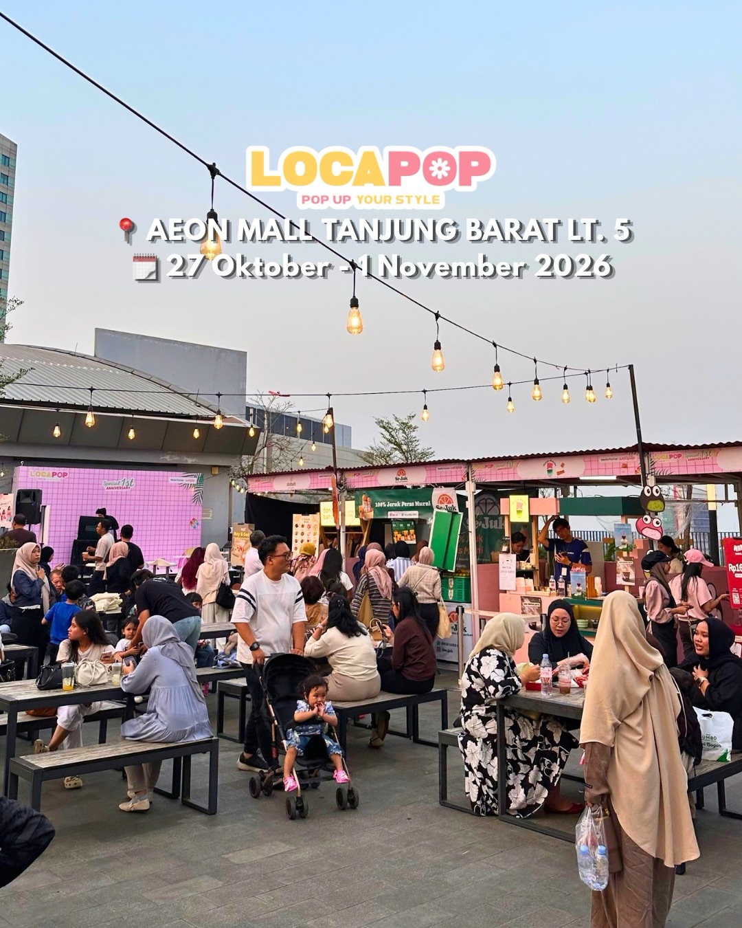 Locapop Picnic in the Sky: Diskon Fashion 70% di Rooftop AEON - Image 4