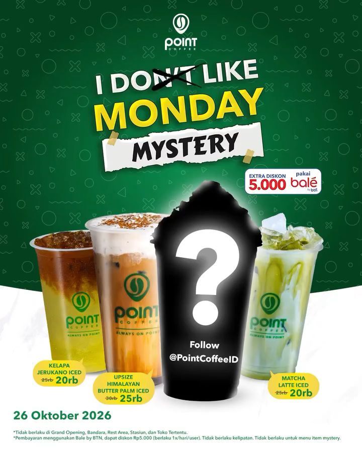 I Do Like Monday: Menu Pilihan & Mystery Frappe Mulai Rp20 Ribu - Image 3