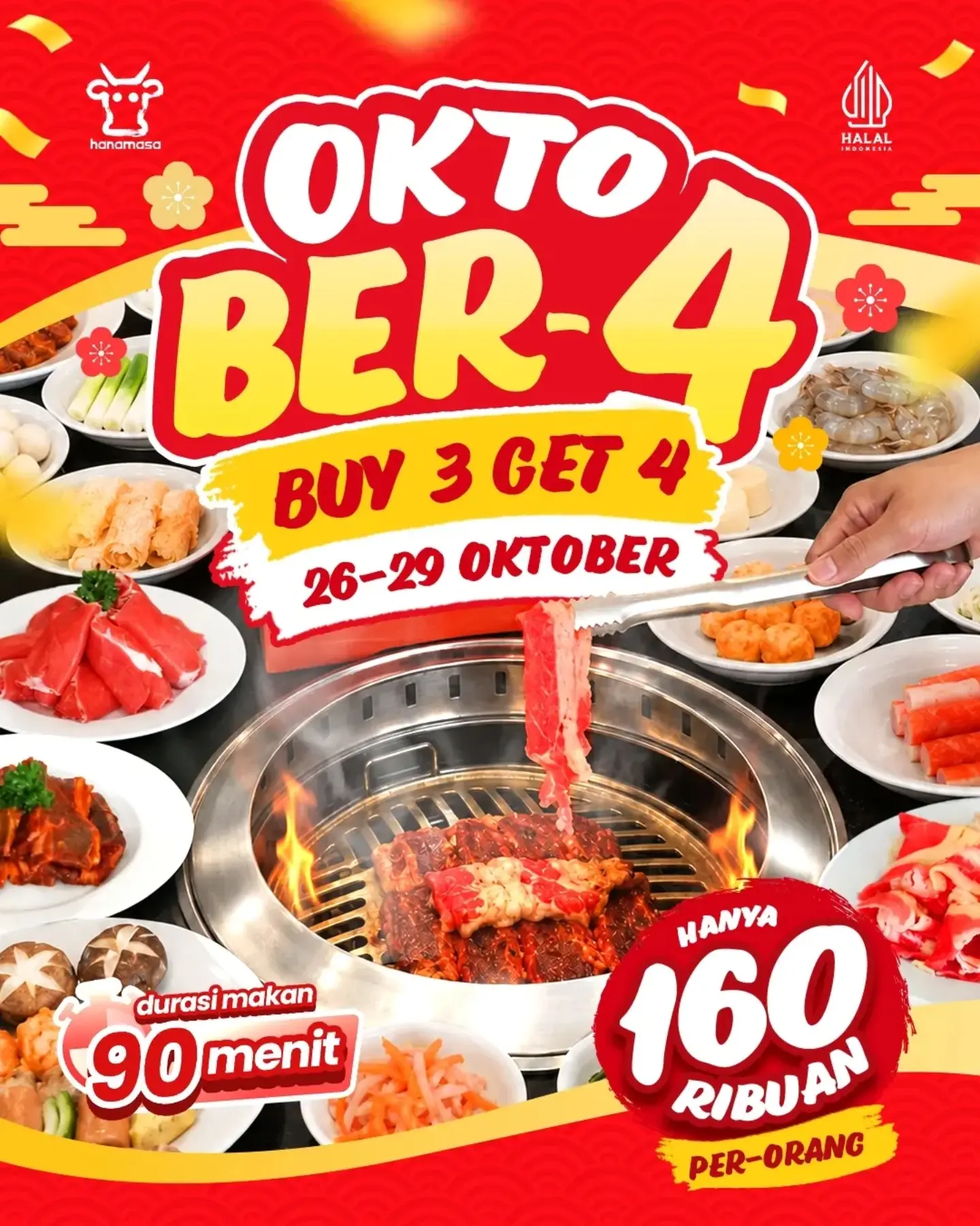 Payday Alert: Makan Ber-4 Bayar Ber-3 di Hanamasa - Image 2