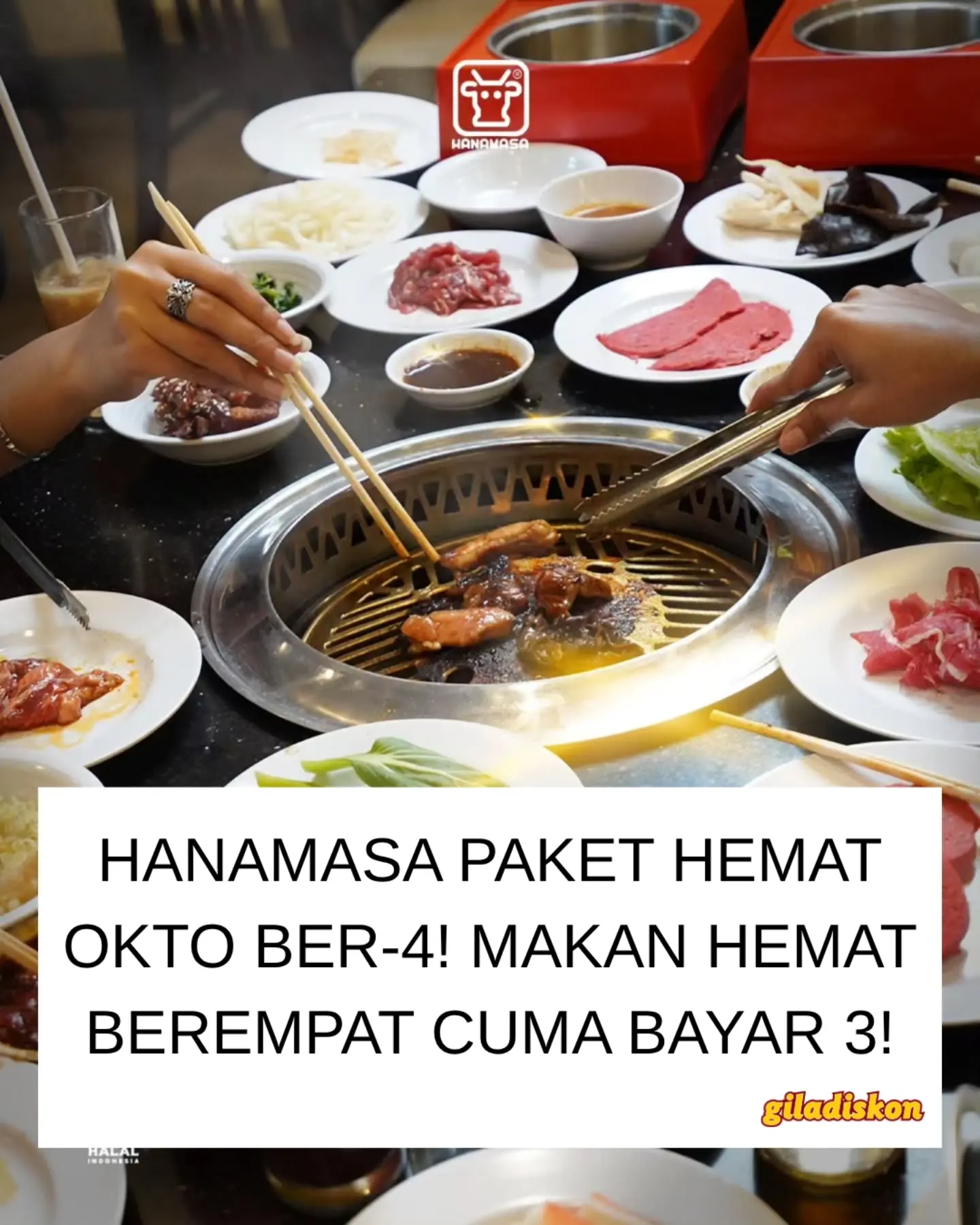 Payday Alert: Makan Ber-4 Bayar Ber-3 di Hanamasa