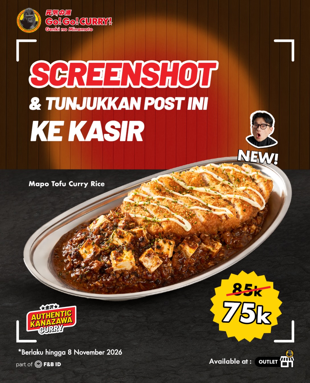 Mapo Tofu Curry Rice x Wilgoz Cuma 75K!