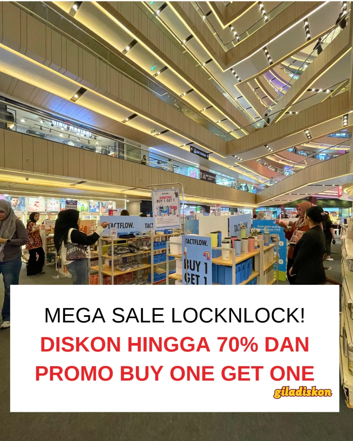 Bazaar Lock&Lock Plaza Blok M: Diskon 70% + Buy 1 Get 1