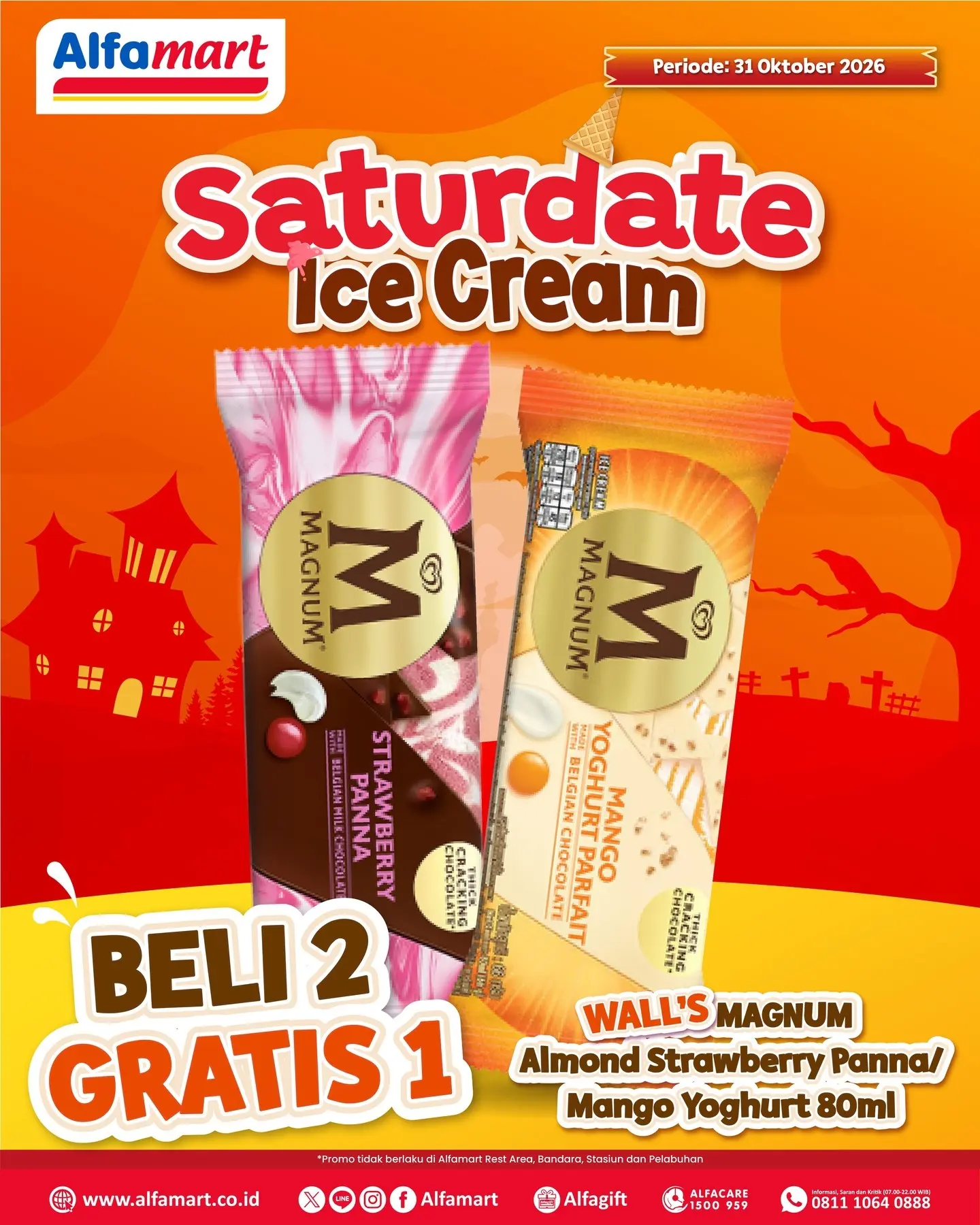 Promo Wall's Magnum Beli 2 Gratis 1 di Alfamart - Image 2