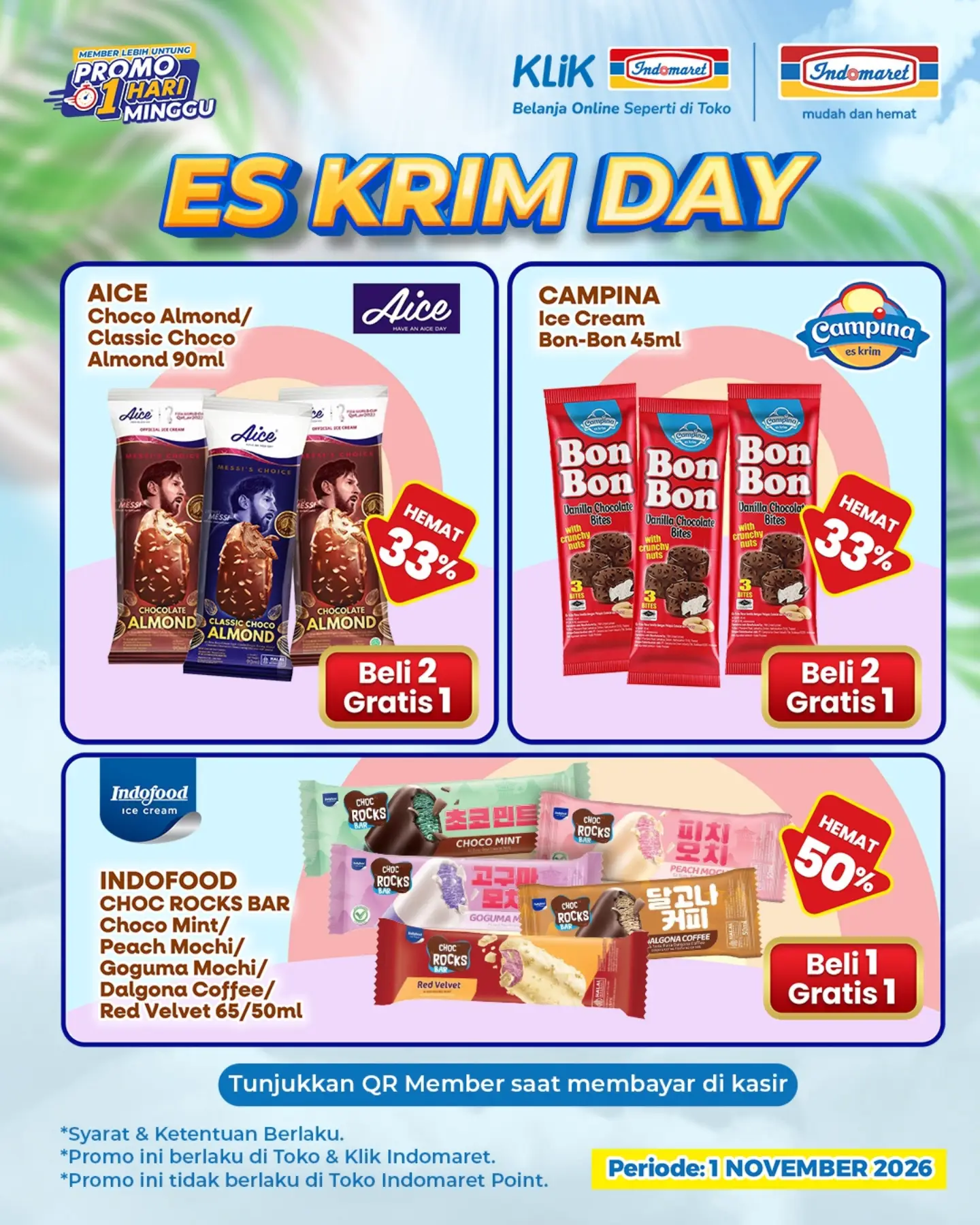 Serbu Es Krim Day: Beli 2 Gratis 1 di Indomaret - Image 2