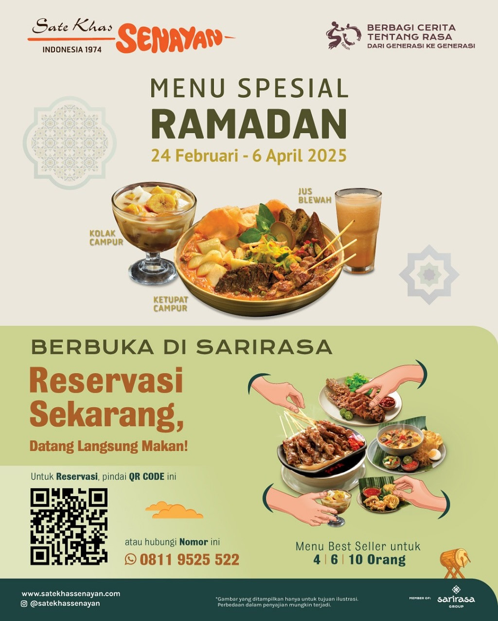 Promo Sate Khas Senayan Menu Spesial Ramadhan - Image 1