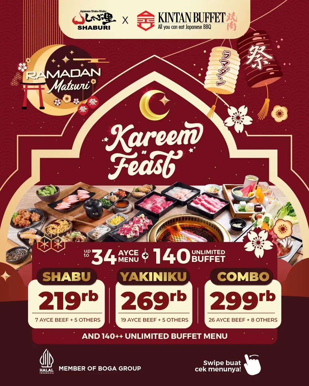 Promo Kintan Buffet & Shaburi AYCE Kareem Feast Mulai Dari Rp 219.000 - Image 2