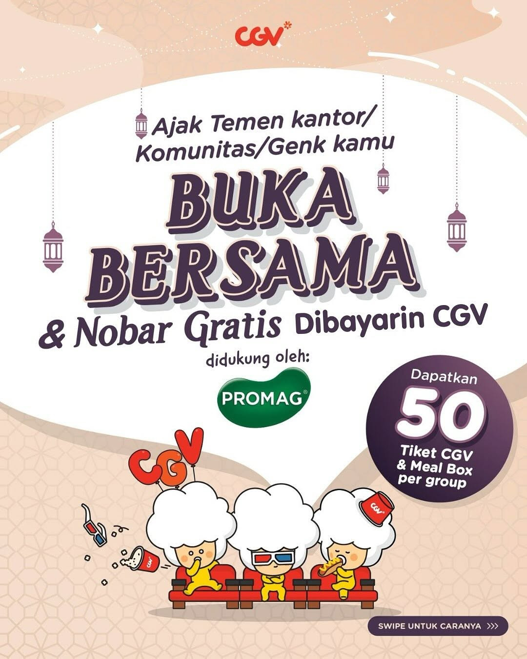 Promo CGV Buka Bersama dan Nobar Gratis - Image 2