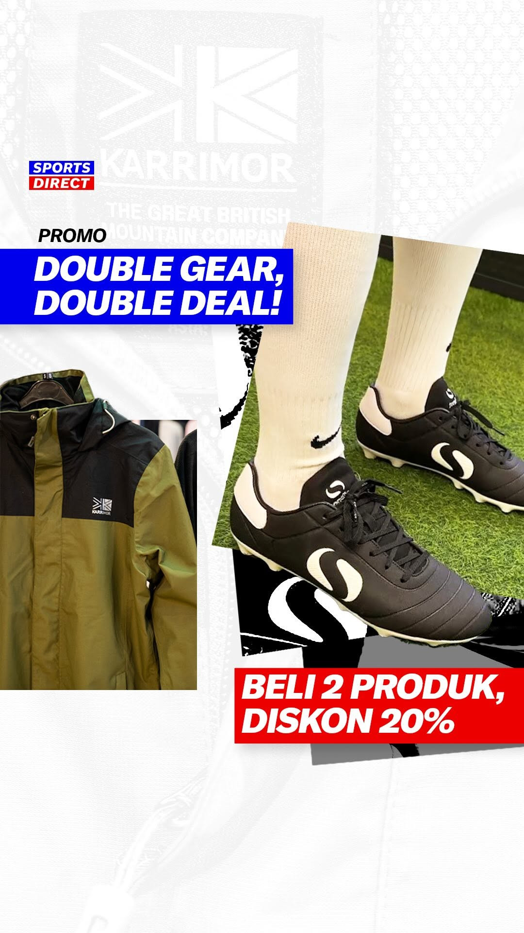 Promo Sport Direct Double Gear Double Deal Beli 2 Diskon 20% - Image 1