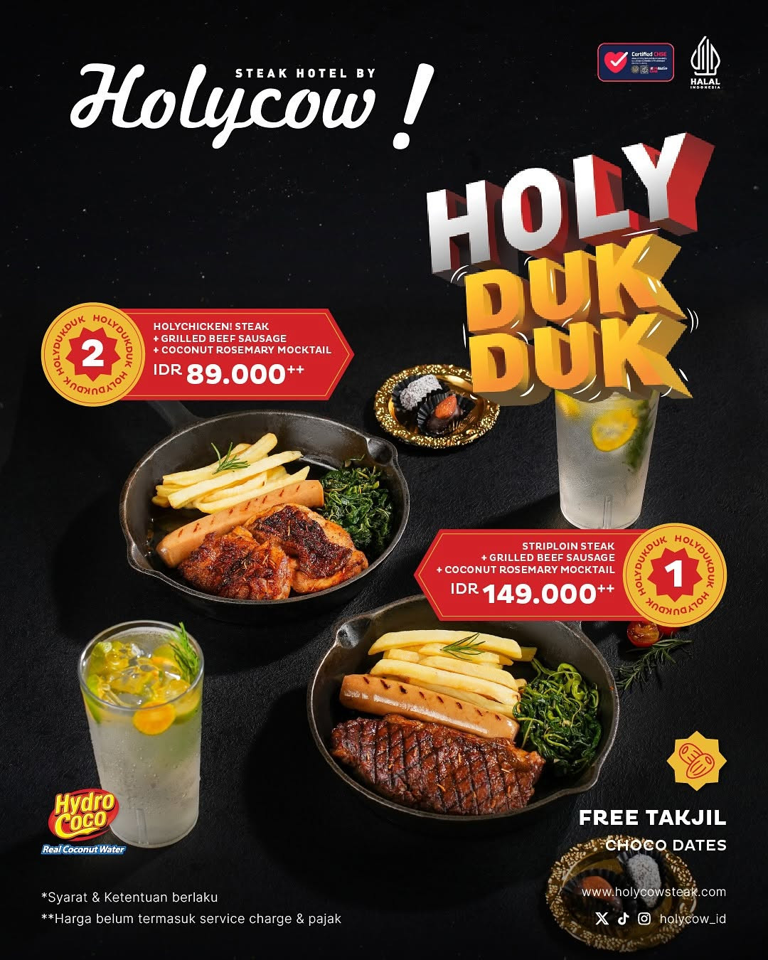 Promo Holycow Holy Duk Duk Mulai Dari Rp 89.000++ - Image 1