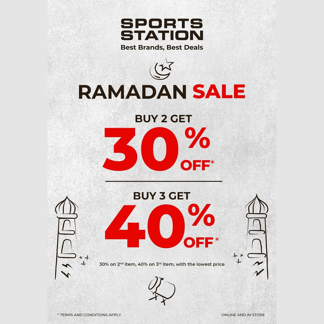 Promo Sports Station Ramadan Sale Diskon s/d 40%