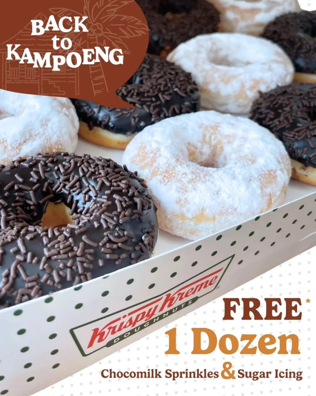 Promo Krispy Kreme Back to Kampoeng GRATIS 1 Lusin - Image 2