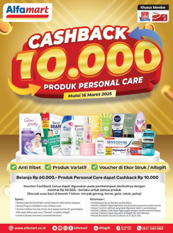 Katalog Promo Alfamart Periode 16 - 31 Maret 2025