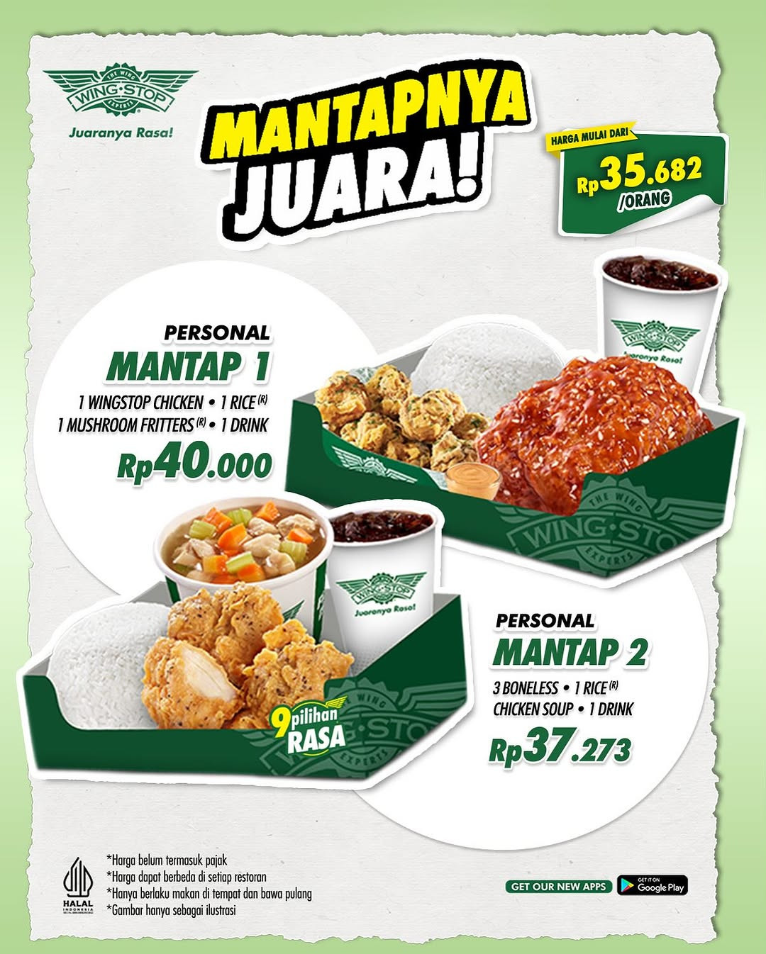 Promo Wingstop Mantapnya Juara Mulai Dari Rp 37 Ribuan