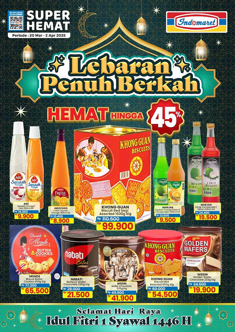 Promo Indomaret Super Hemat Periode 20 Maret - 2 April 2025
