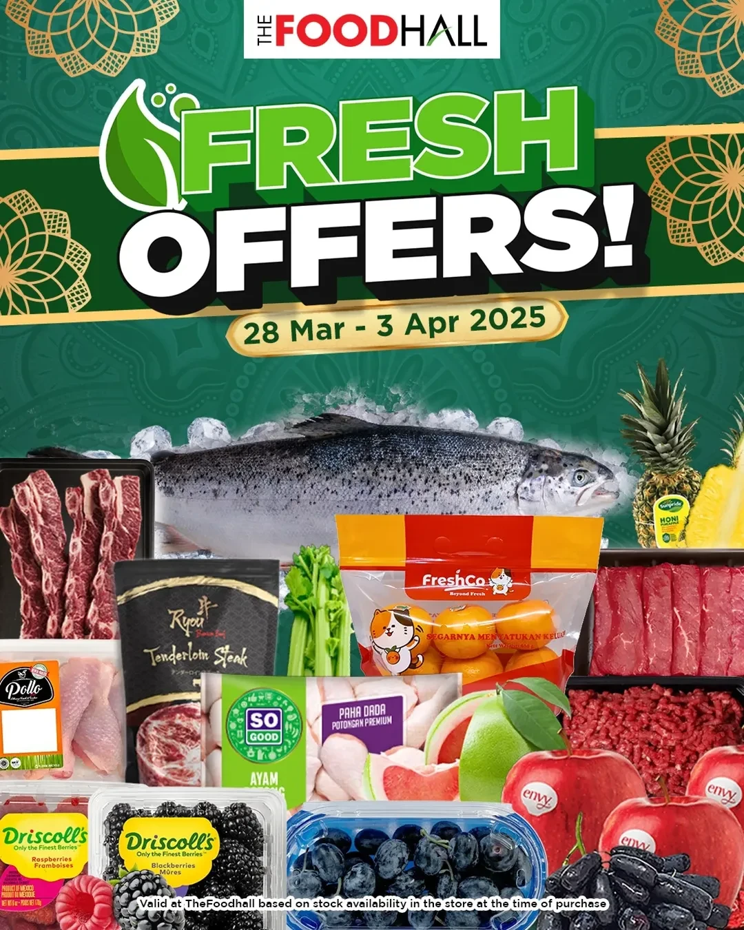 Promo The Foodhall Fresh Deals 28 Maret - 3 April 2025 - Image 1