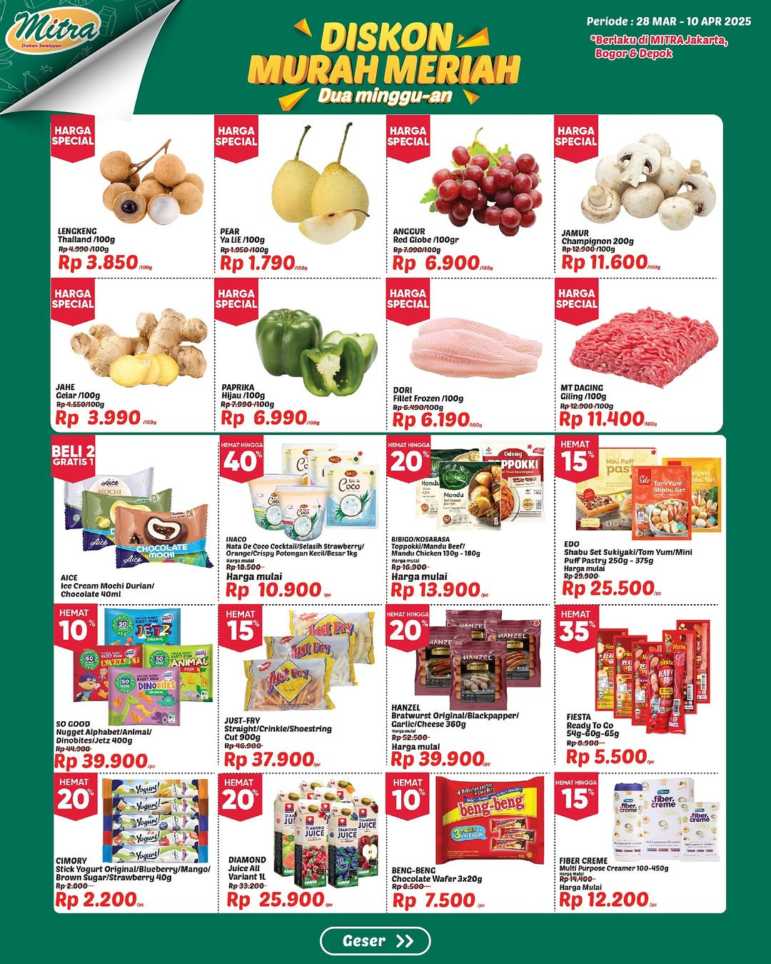 Promo Mitra Diskon Swalayan Diskon Murah Meriah 28 Maret - 10 April 2025 - Image 3