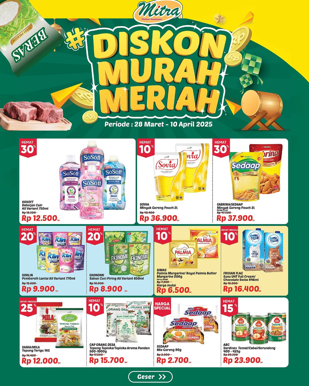 Promo Mitra Diskon Swalayan Diskon Murah Meriah 28 Maret - 10 April 2025 - Image 2