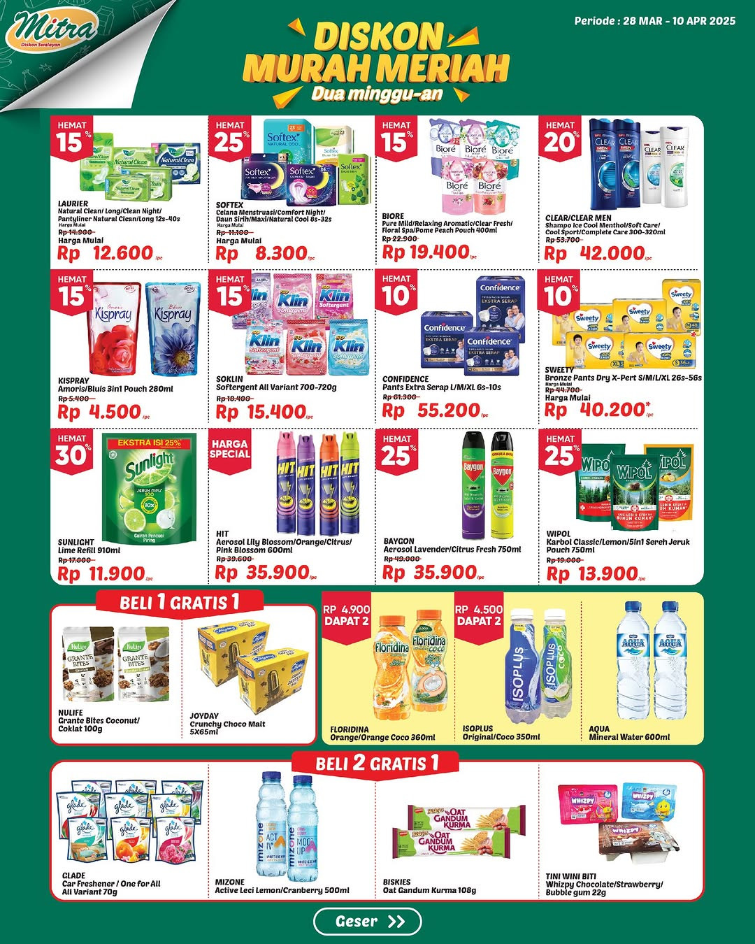 Promo Mitra Diskon Swalayan Diskon Murah Meriah 28 Maret - 10 April 2025 - Image 6