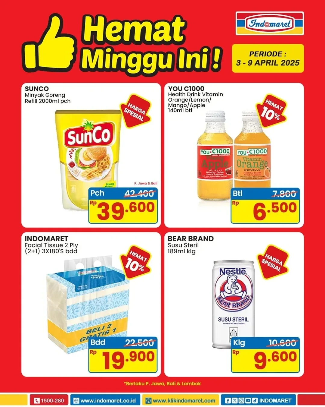 Promo Indomaret Hemat Minggu Ini Periode 3 - 9 April 2025