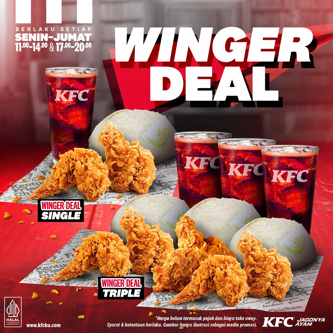 Promo KFC Winger Deal Mulai Dari Rp 20 Ribuan - Image 1