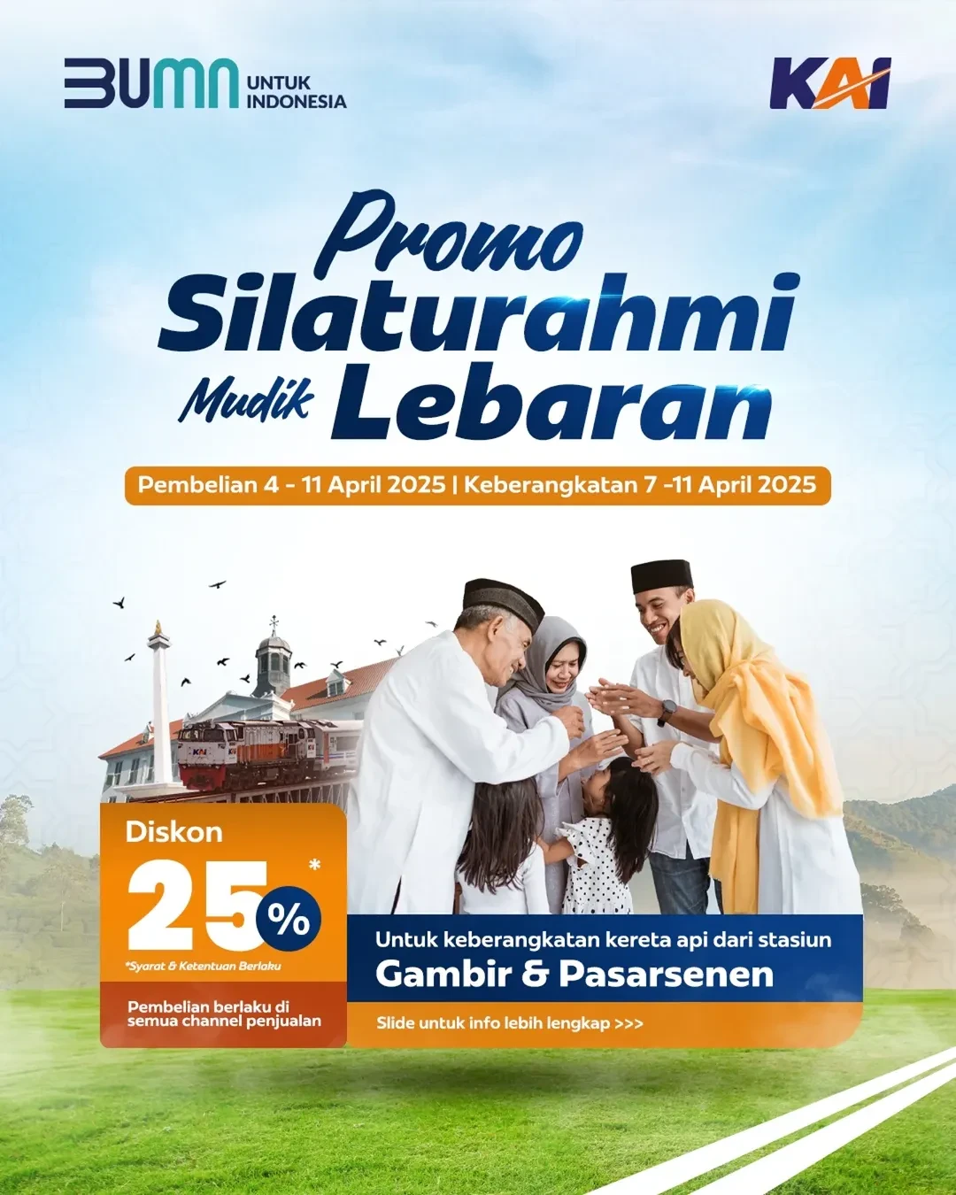Promo PT KAI Silaturahmi Mudik Lebaran Diskon s/d 25% - Image 2