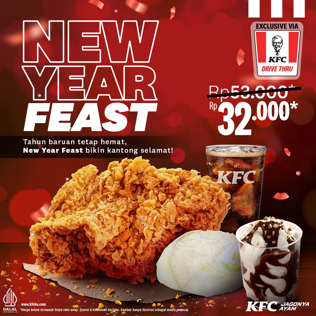 Promo KFC New Year Feast Rp 32.000