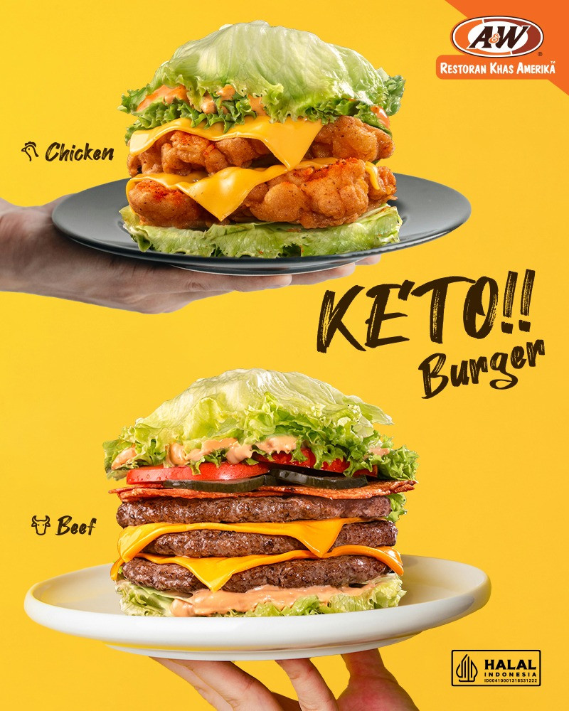 Promo A&W Produk Baru Keto Burger - Image 1