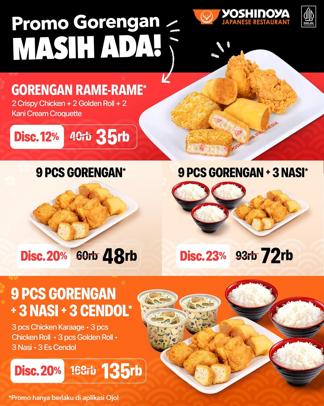 Promo Yoshinoya Spesial Gorengan Mulai Dari Rp 35 Ribuan - Image 2