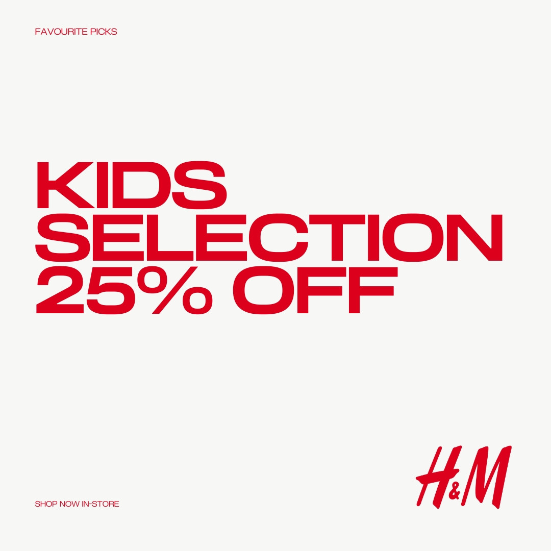 Promo H&M Diskon s/d 25% Untuk Kids Selection
