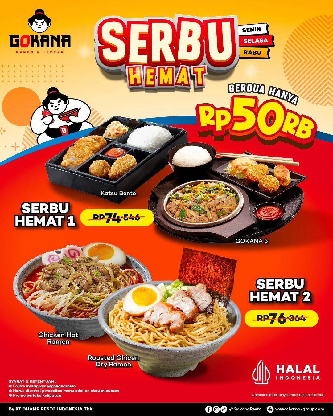 Promo Gokana Serbu Hemat Berdua Rp 50.000 - Image 1