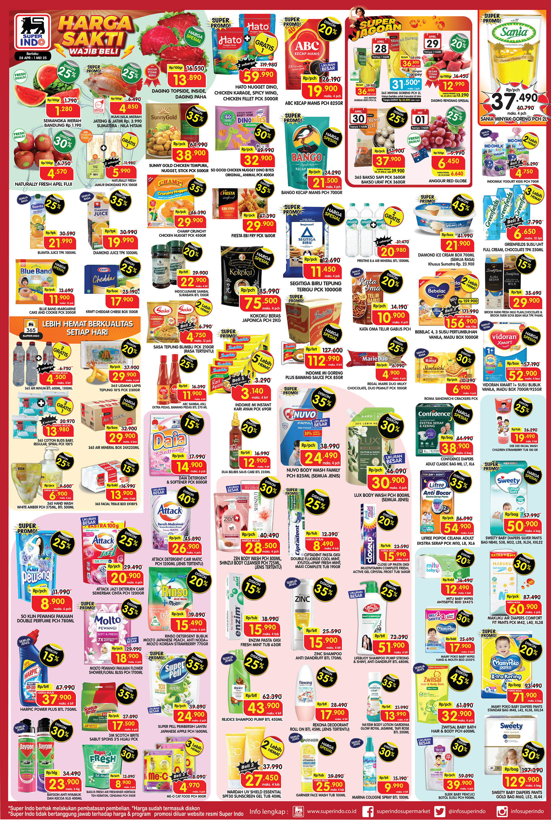 Promo Superindo Periode 28 April - 1 Mei 2025