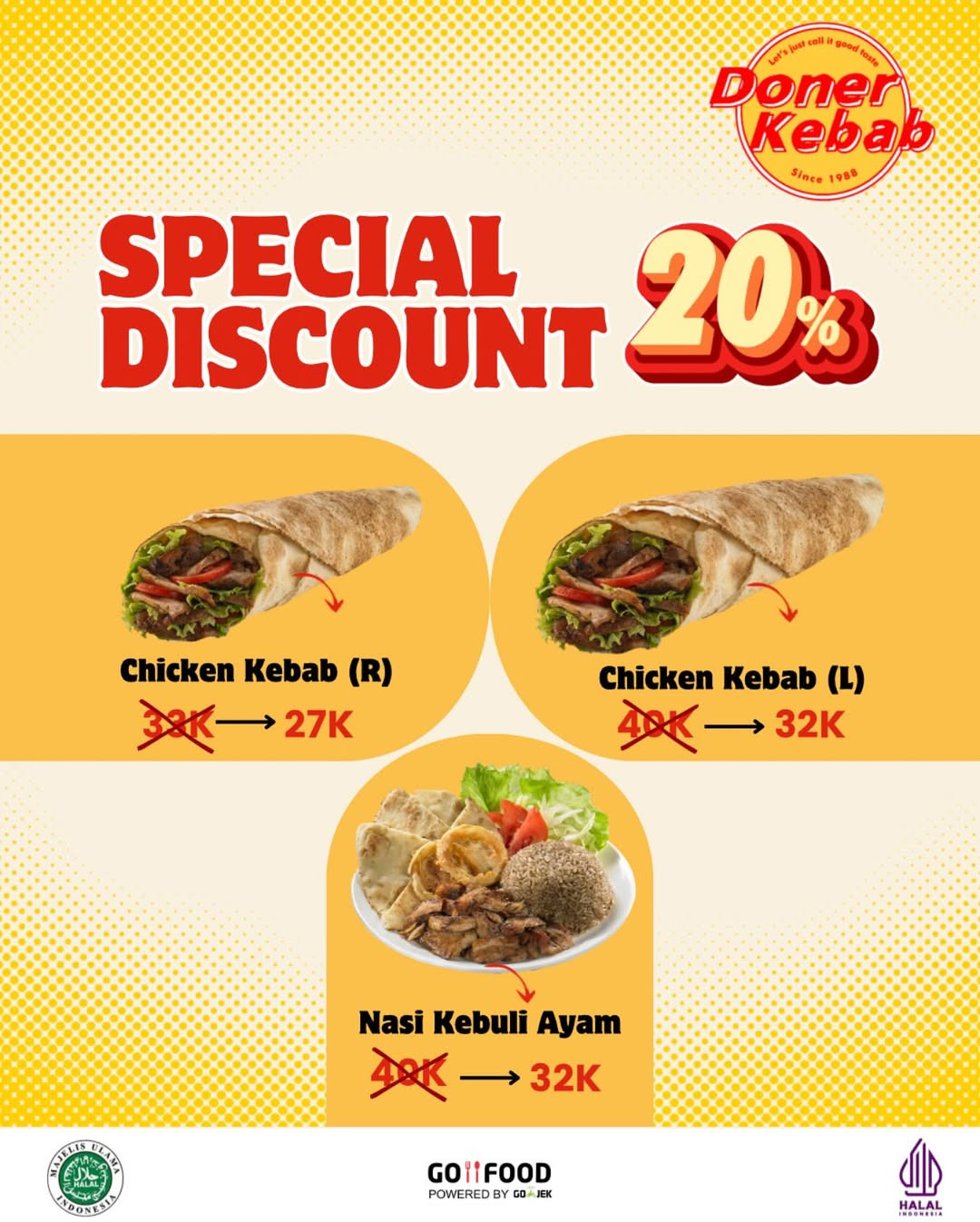 Promo Doner Kebab Diskon 20% dengan Gofood - Image 2