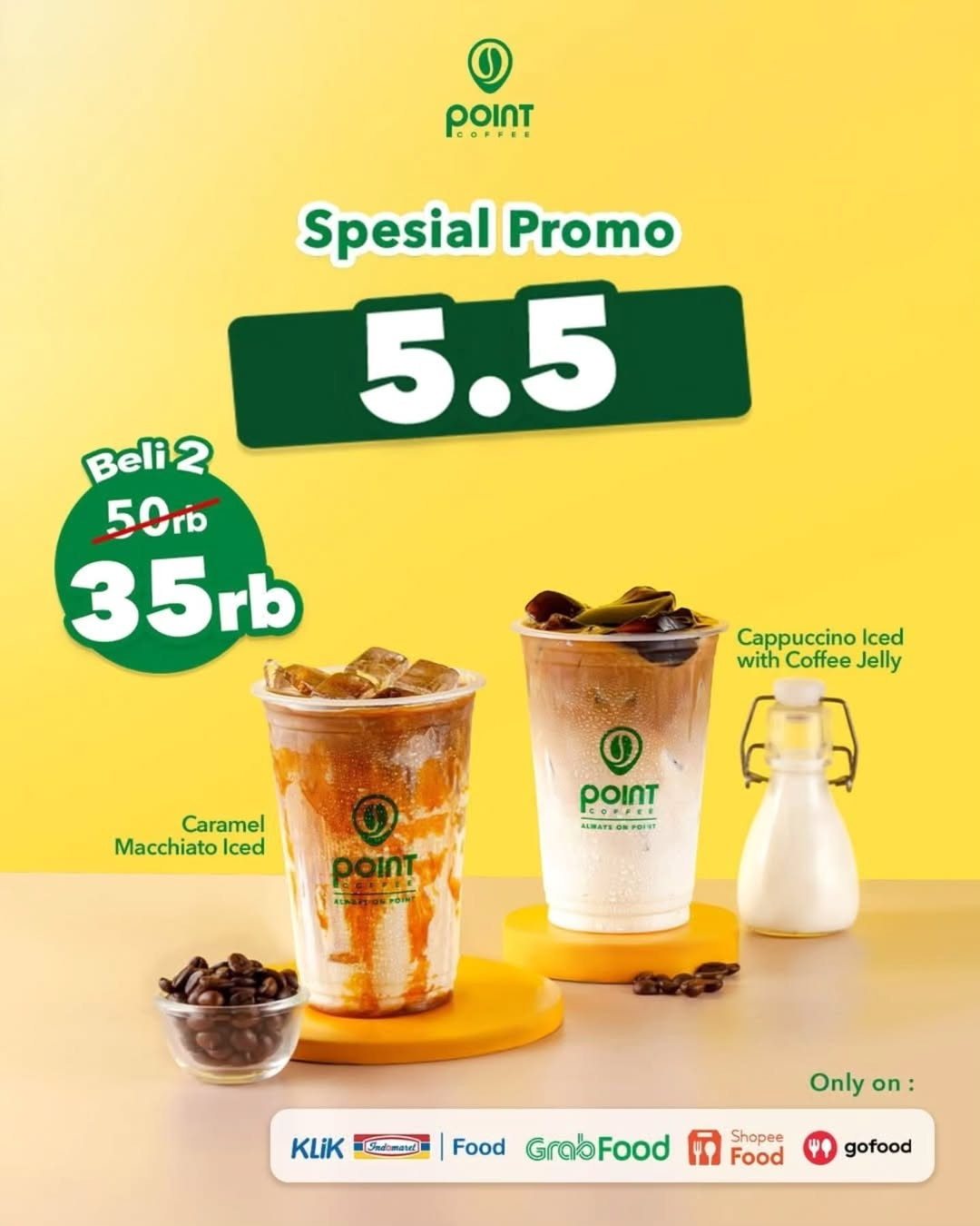 Promo Point Coffee Spesial Promo 5.5 Beli 2 Rp 35.000 - Image 2