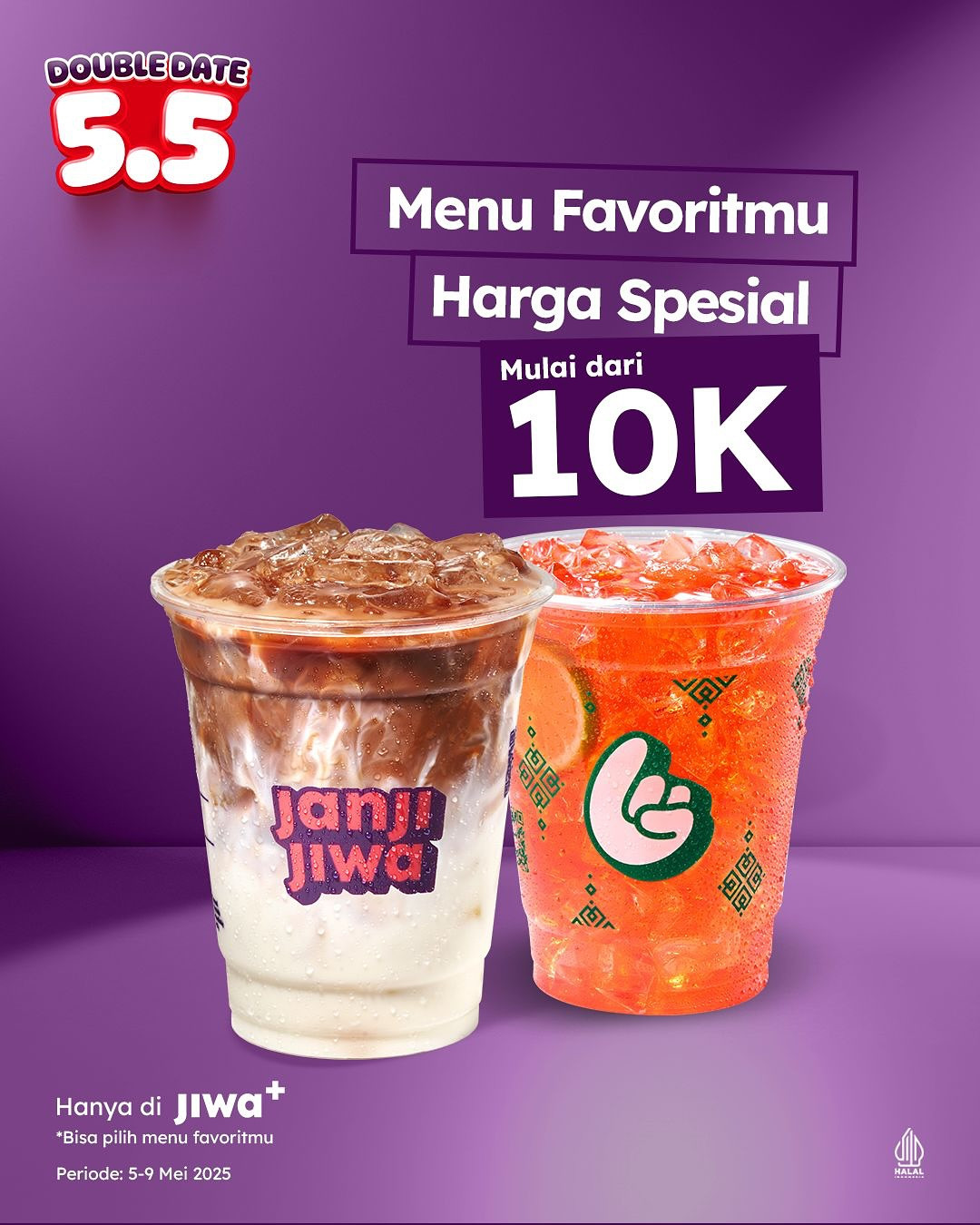 Promo Kopi Janji Jiwa Double Date 5.5 Mulai Dari Rp 10.000 - Image 1