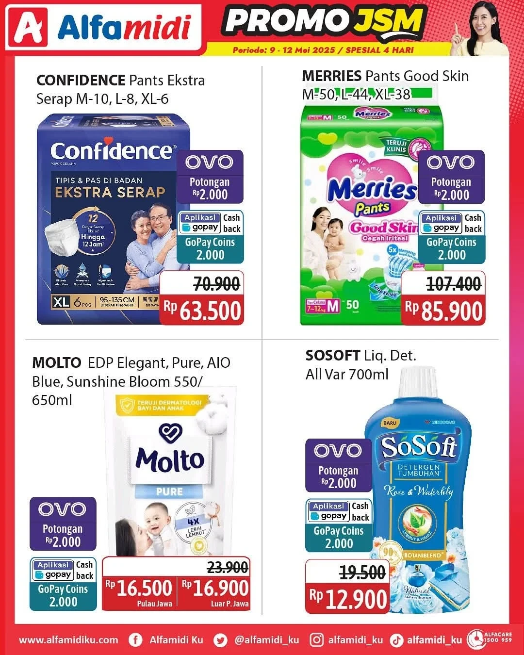 Promo Alfamidi JSM Periode 9 - 12 Mei 2025
