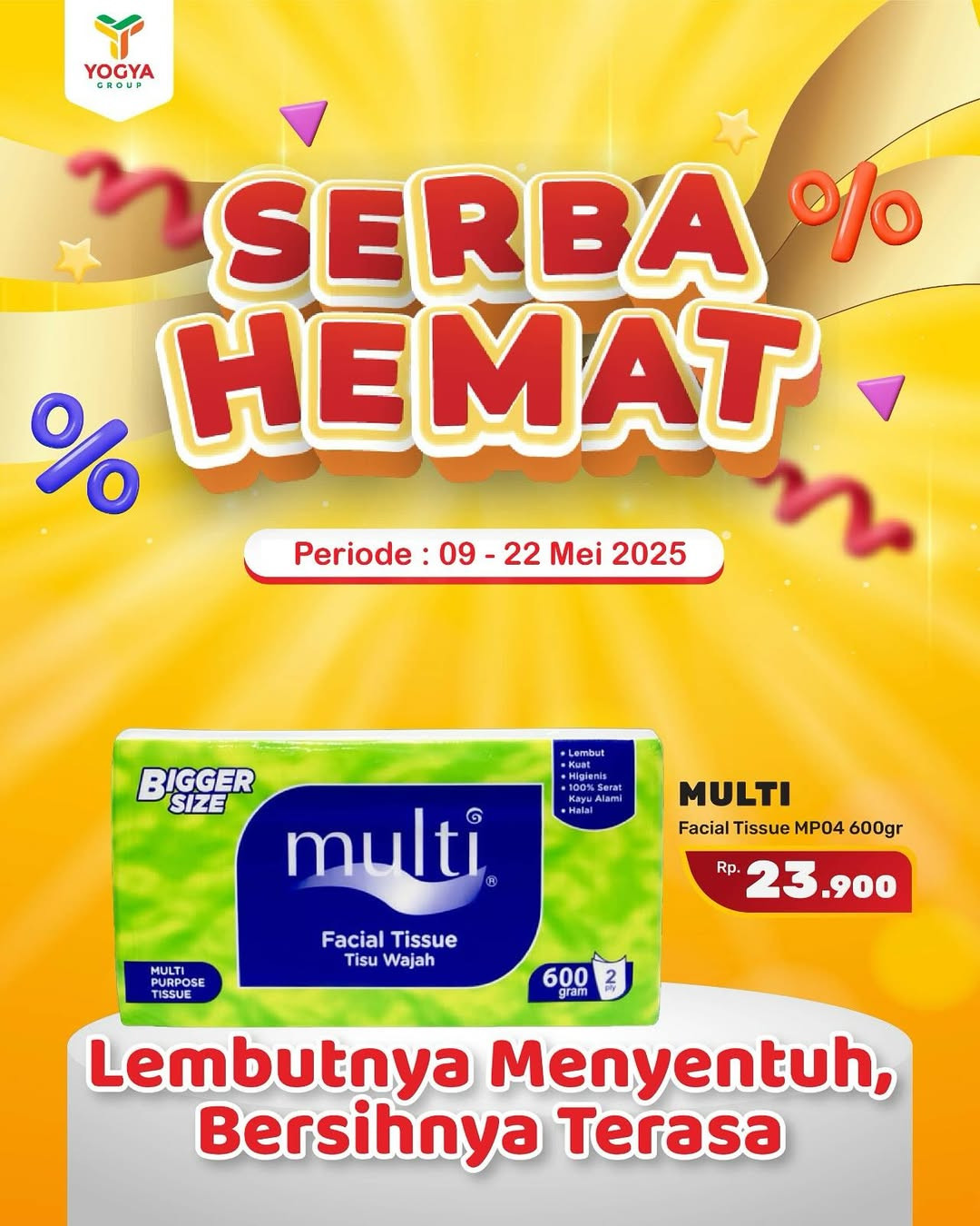 Promo Yogya Serba Hemat Periode 9 - 22 Mei 2025