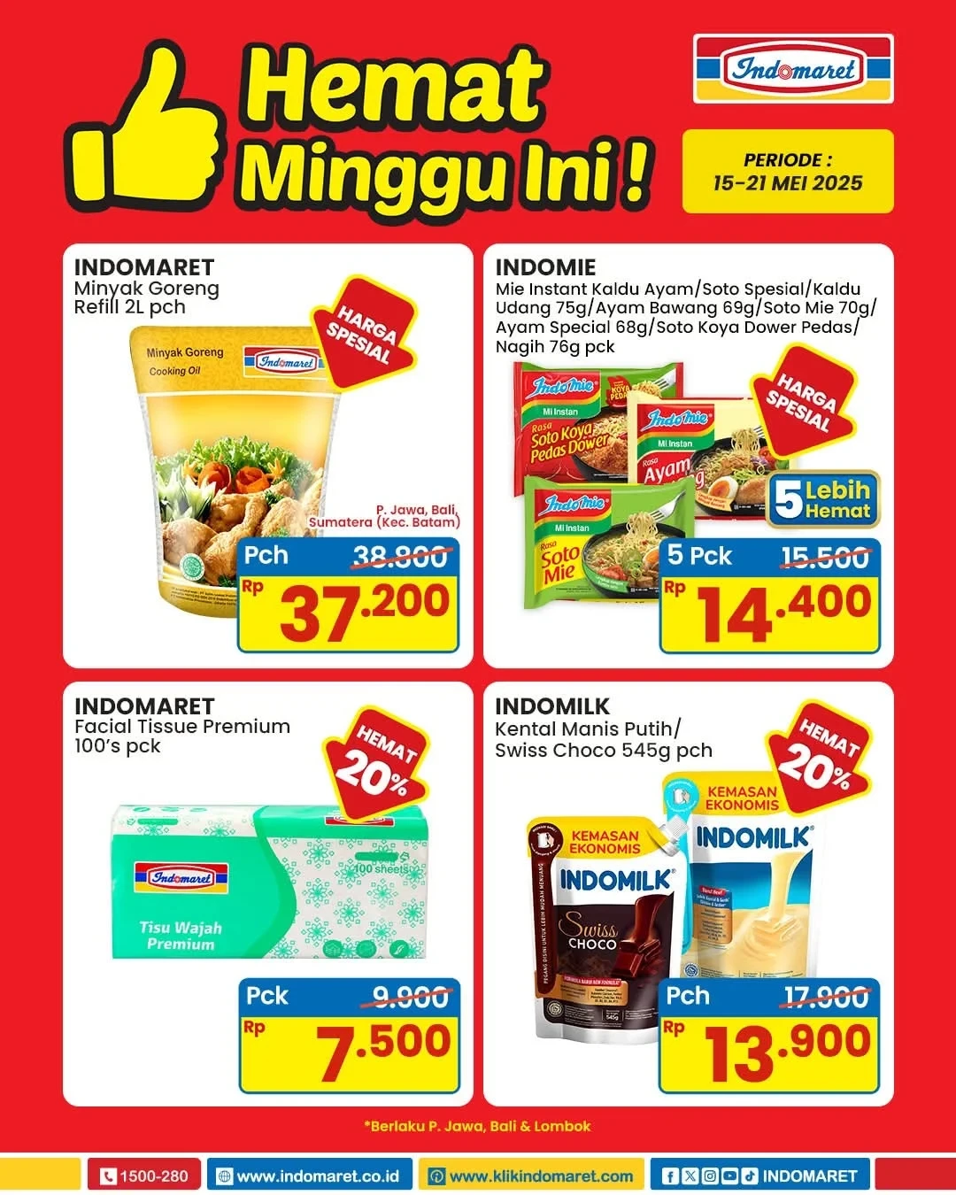 Promo Indomaret Hemat Minggu Ini Periode 15 - 21 Mei 2025