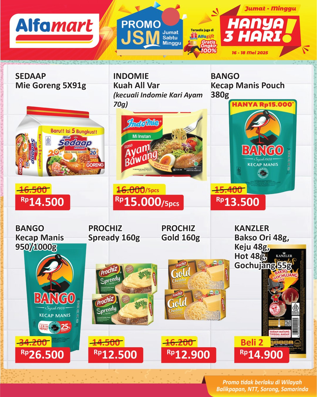 Promo Alfamart JSM Weekend Periode 16 - 18 Mei 2025