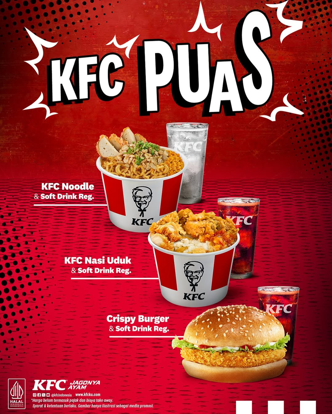 Promo KFC Puas Mulai Dari Rp 13 Ribuan - Image 1